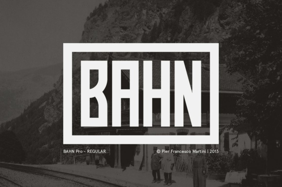 Bahn Pro: A Nostalgic Display Font for Timeless Branding