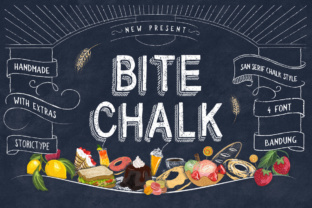 BiteChalk: A Textured Display Font for Creative Design