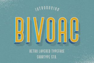 Bivoac: A Layered Display Font That Delivers Impact