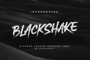 BlackShake: A Display Font for Stylish Editorial Design
