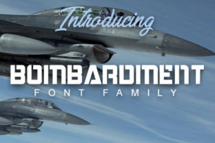 Bombardment Display Font for Bold Digital Headlines