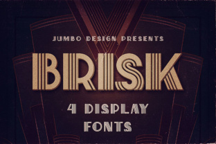 Brisk: A Timeless Display Font for Editorial Design and Branding