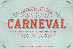 Carneval: A Whimsical Display Font for Creative Makers