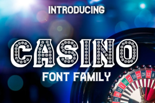 Casino Display Font for Bold Retro Campaigns