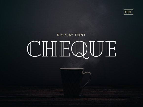 Cheque Font: A Striking Display Typeface for Elegant Web Headlines