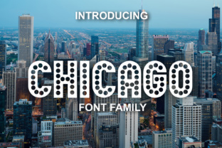 Chicago Font: A Retro Display Typeface for Makers