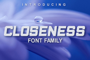 Closeness: A Bold, Expressive Display Font for Modern Design