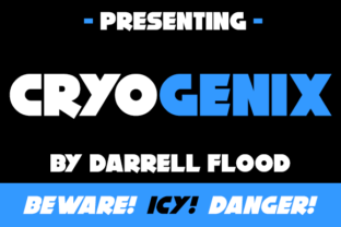 Cryogenix: A Clean, High-Impact Display Font for Modern Marketing