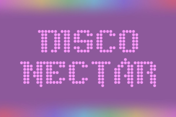 Disco Nectar: A Groovy Display Font for Campaign Joy