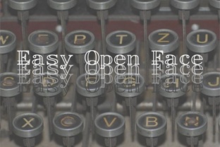 Easy Open Face: A Bold Serif Display Font for Impactful Design