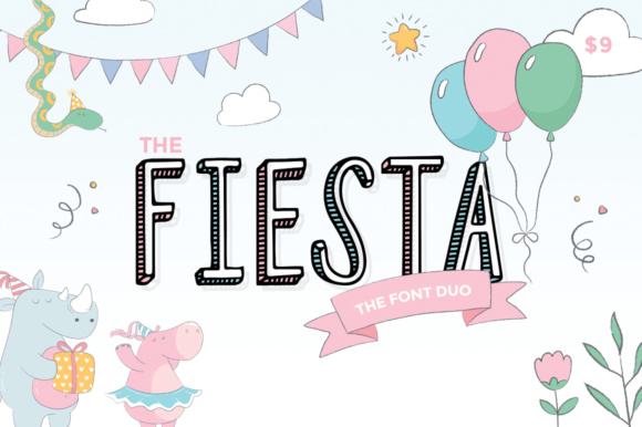 Fiesta Duo: A Playful Display Font for Joyful Editorial Design
