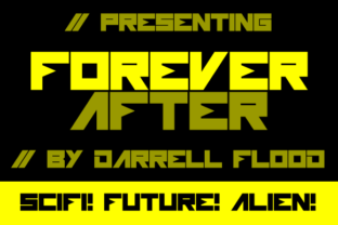 Forever After: A Modern Angular Font for Creative Crafters and Designers