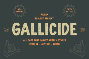 Gallicide: A Handmade Display Typeface for Scroll-Stopping Brand Content
