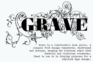 Grave: A Timeless Display Font for Handmade Crafters and Designers