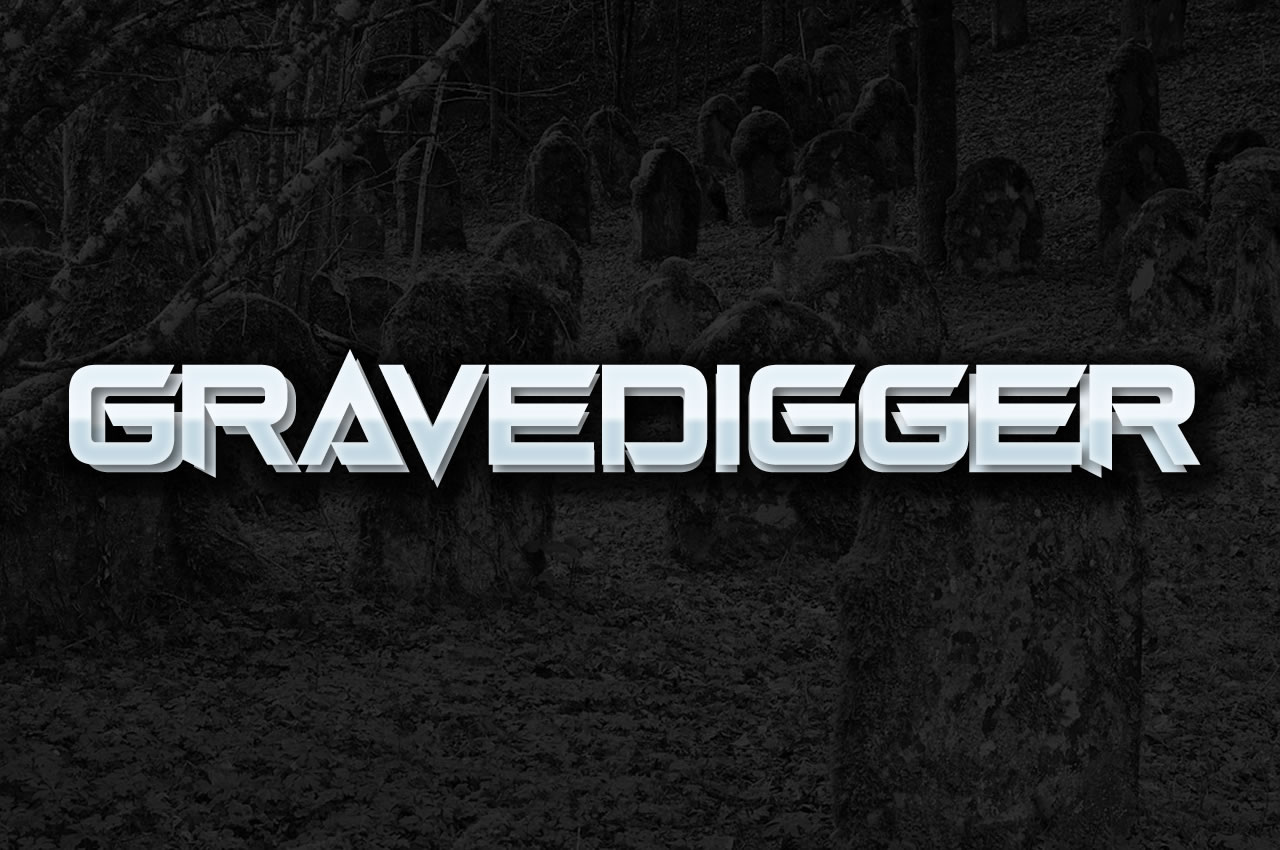 Gravedigger: A Bold Display Font for Digital Branding and Web Design