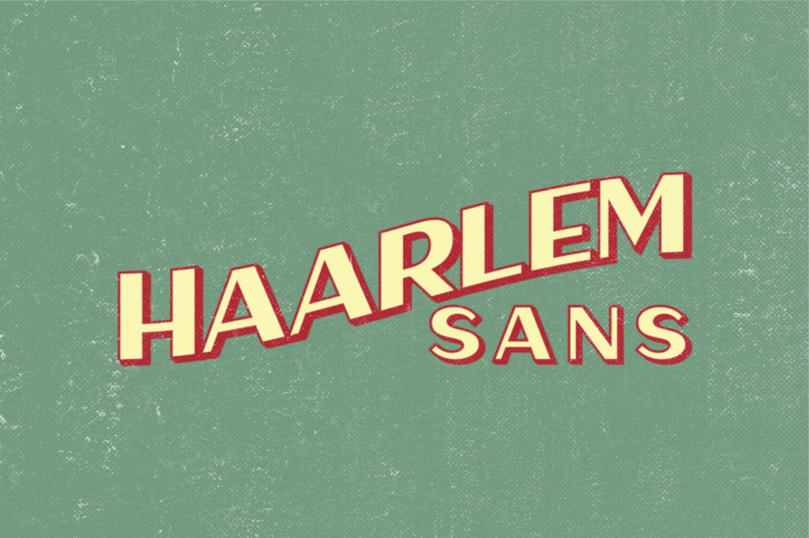 Haarlem Sans: A Calm, Art-Deco Display Font for Editorial Design