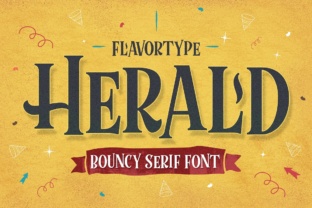 Herald: A Whimsical Serif Font for Dynamic Branding and Digital Campaigns