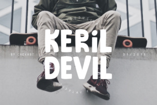 Keril Devil: A Playful Display Font for Editorial Design