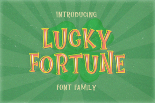 Lucky Fortune Family: A Playful Display Font for Small Business Branding