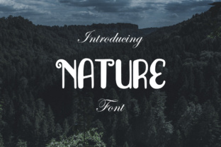 Nature: A Display Font for Strong Brand Identity