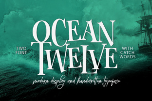 Ocean Twelve Display Font for Bold, Vintage-Inspired Campaigns