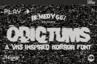 Odictums: A Horror-Inspired Display Font for Web Design