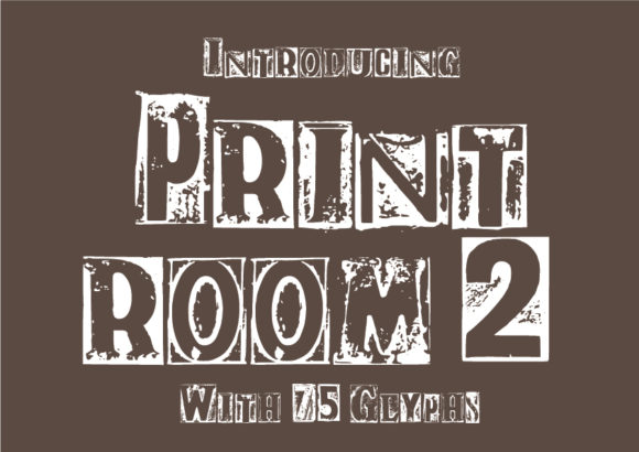 Print Room 2: A Vintage Display Font for Authentic Branding