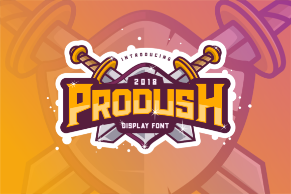 Prodush: A Striking All Caps Display Font for Digital Branding