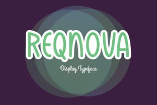 Reqnova: A Display Font for Editorial Design and Creative Branding