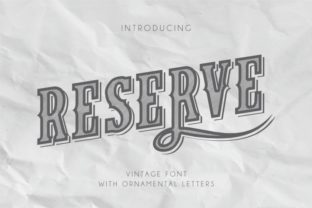 Reserve: A Display Font for Thoughtful Editorial Moments