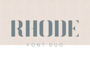 Rhode: A Display Font That Elevates Your Craft Projects