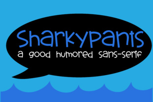 Sharky Pants: A Unique Display Font for Creative Projects