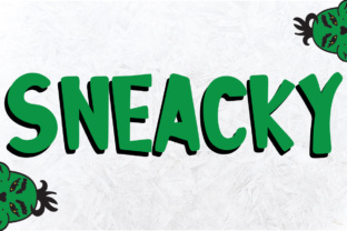 Sneacky: A Grinch-Inspired Display Font for Playful Editorial Design