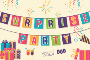 Surprise Party Family: A Display Font for Bold Digital Headlines