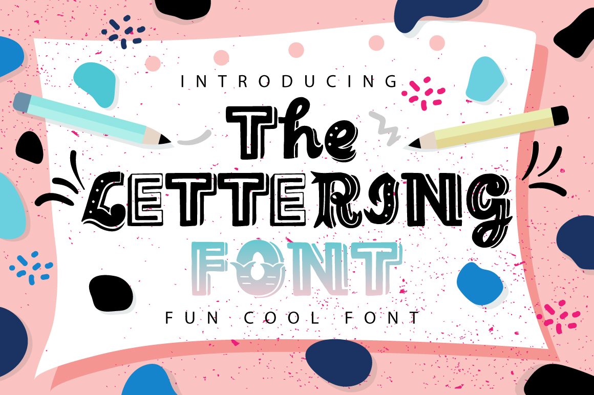The Lettering: A Display Font That Elevates Your Brand