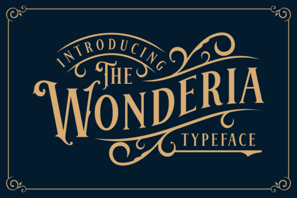Wonderia Display Font for Scroll-Stopping Visuals
